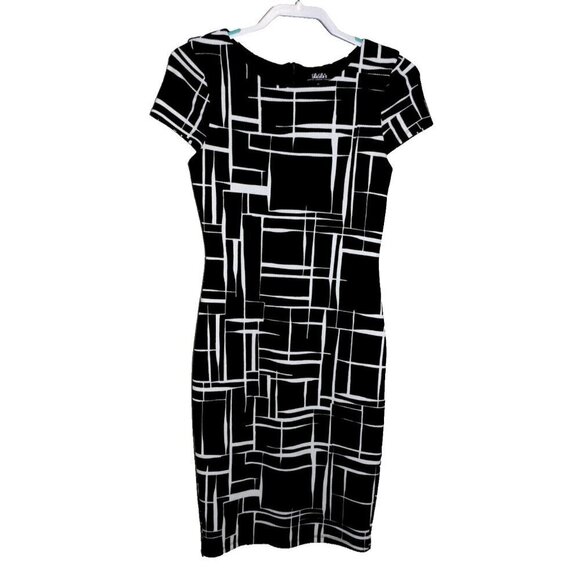 LULUS black & white fully lined women's dress size M - Picture 1 of 4